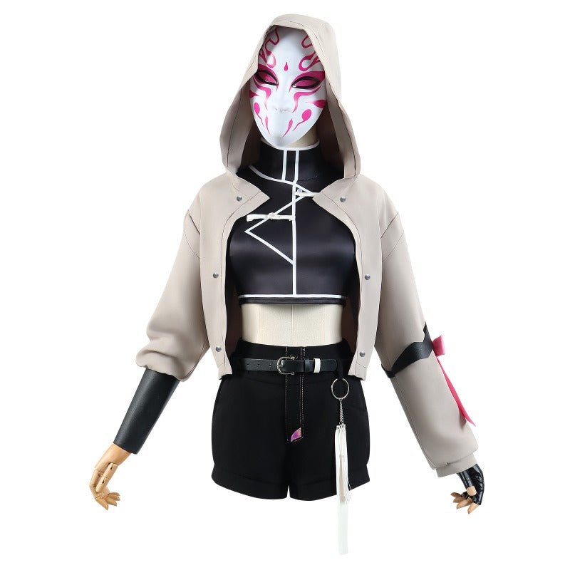 Убийство Богов: Смертный Мир Косплей Костюм – Маски Отряд Роза Аниме Наряд