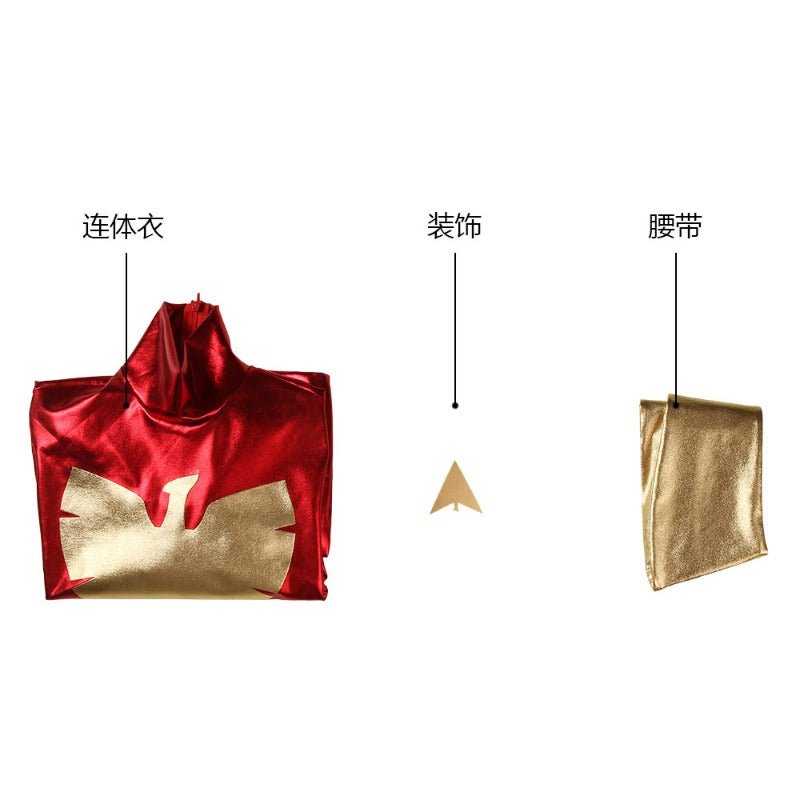 Женский костюм супергероя Феникс Джин Грей для Хэллоуина и комик-конов