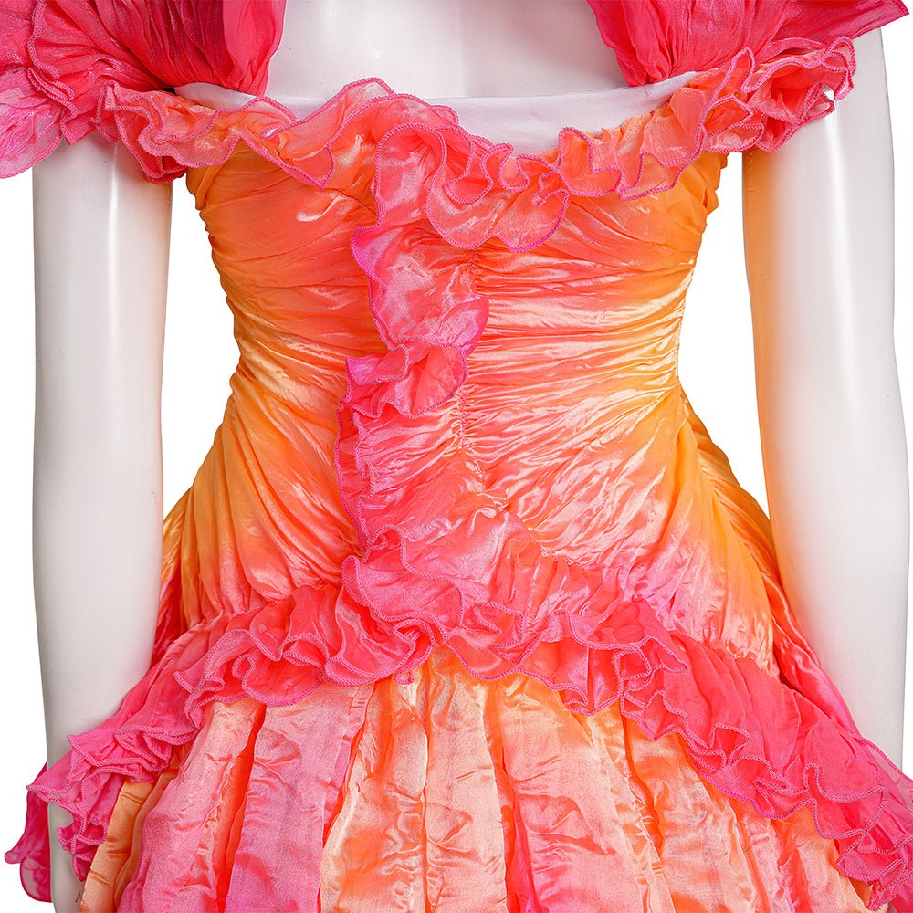 Костюм для косплея из фильма 'Злая' - Градиентное платье