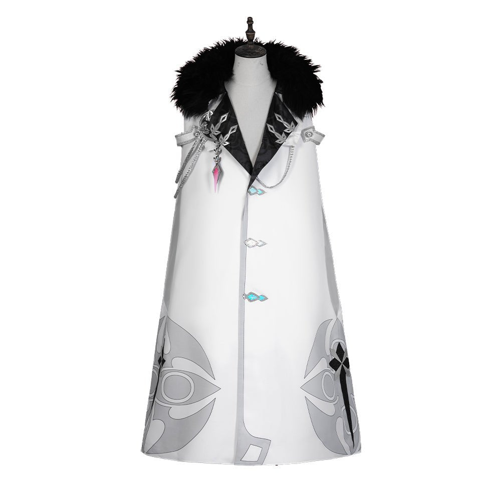 Genshin Impact Плащ Фатуи Костюм для косплея Перр Панталон Тарталья Арлекин Доктор Сандрон Коломбина Регретор