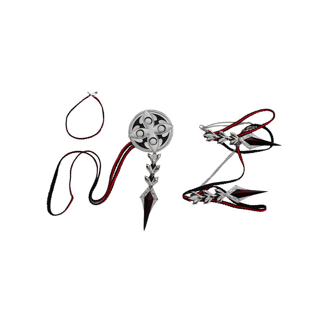 Genshin Impact Плащ Фатуи Костюм для косплея Перр Панталон Тарталья Арлекин Доктор Сандрон Коломбина Регретор