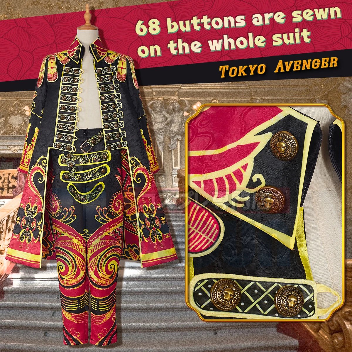 Костюм для косплея Manjiro Sano Mikey из Tokyo Anime, том 24 манги, Хэллоуин, Рождество, 2XL