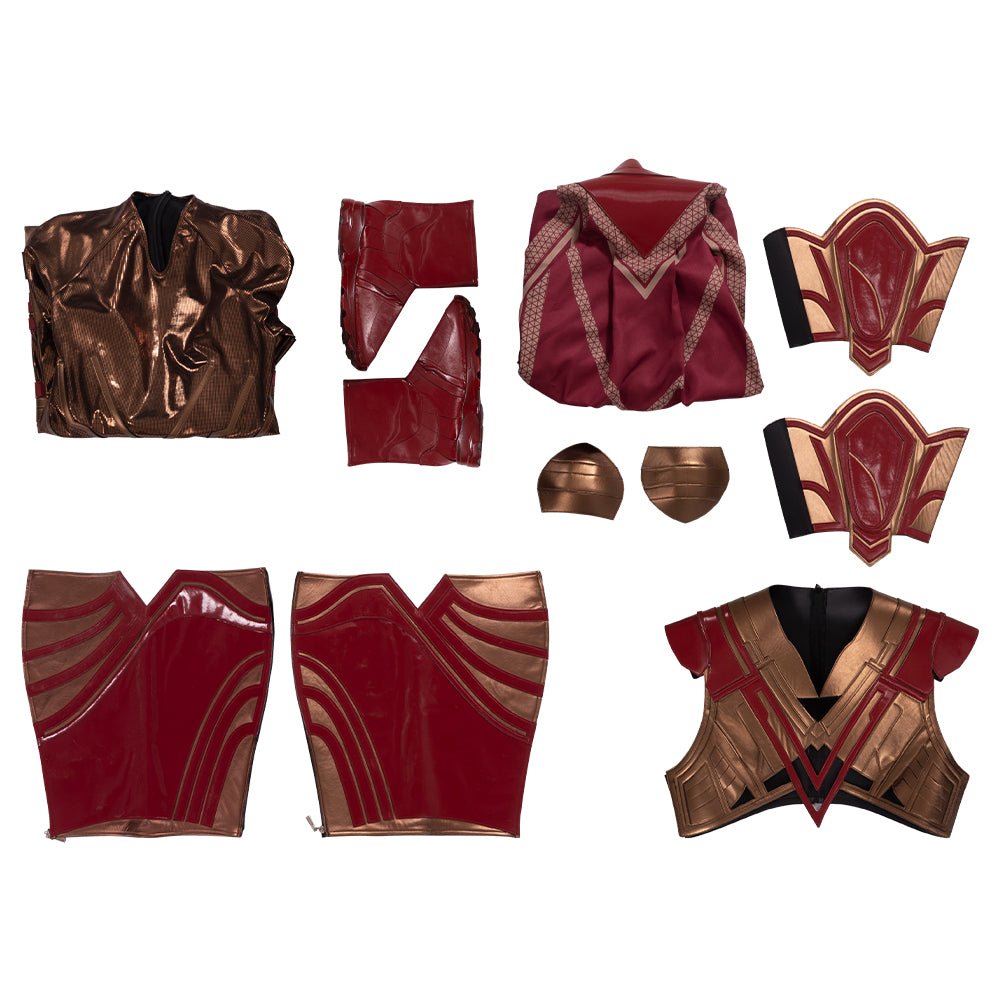 Костюм Адама Уорлока из 'Стражи Галактики 3' - Печатный комбинезон с красной броней для мужчин