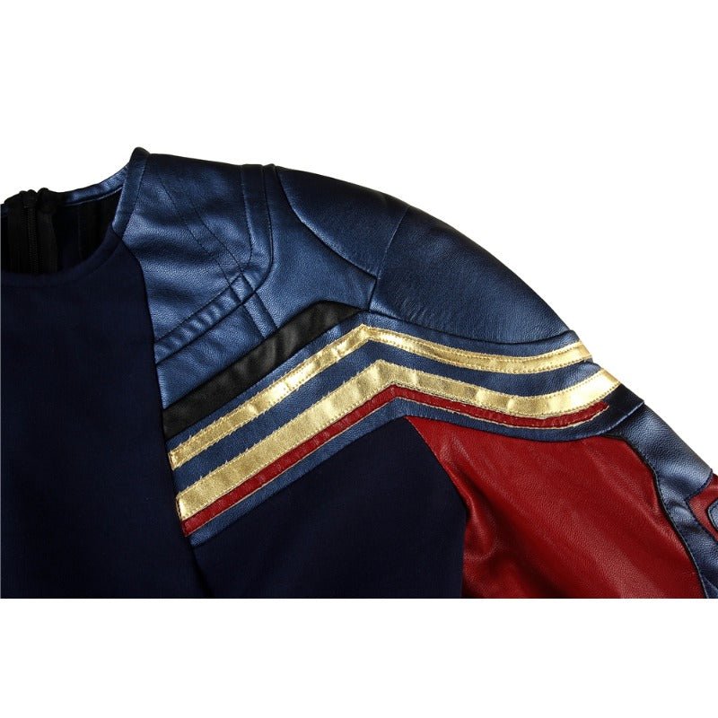 Костюм косплей Капитан Марвел из Мстителей: Финал с ботинками