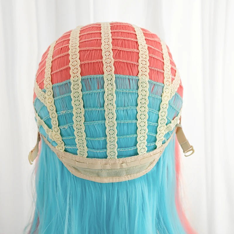 Игра LOL Престиж Эмпиреан Кайл Косплей Парик 40см Смешанный Цвет Женские Парики Термостойкие Синтетические Волосы