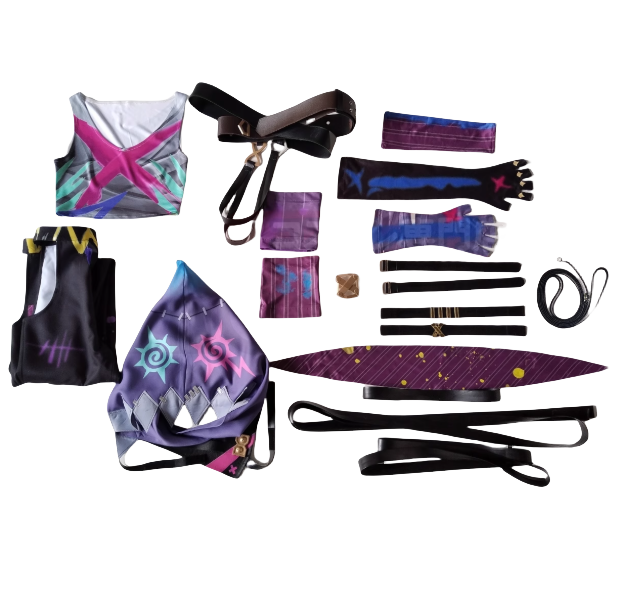 Костюм для косплея Джинкс из Лиги Легенд: Аркейн - Премиум Качество