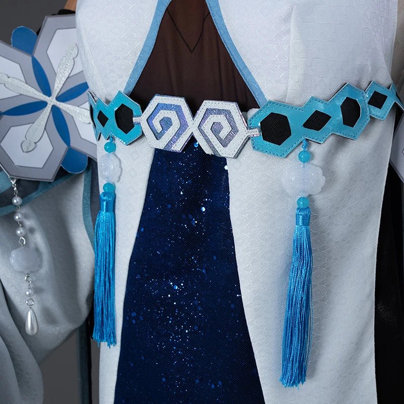 Костюм для косплея Guizhong из игры Genshin Impact, женское платье Guizhong, боги Ли Юэ, наряд для ролевых игр на Хэллоуин