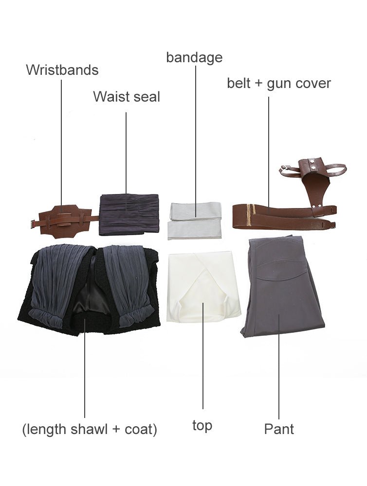 Костюм для косплея Рей (Стиль B) из Звёздных Войн: Эпизод 8 - Премиум качество