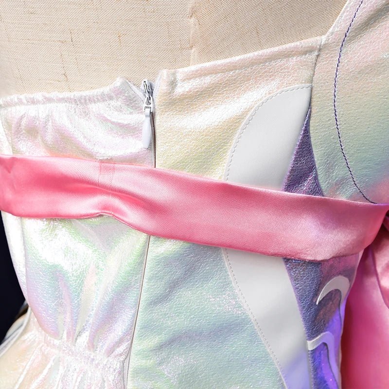 LOL Кристальная Роза Серафина Костюм для Косплея Игра LOL Серафина Розовый Дизайн Костюм Хэллоуин Женский Костюм Новая Кожа