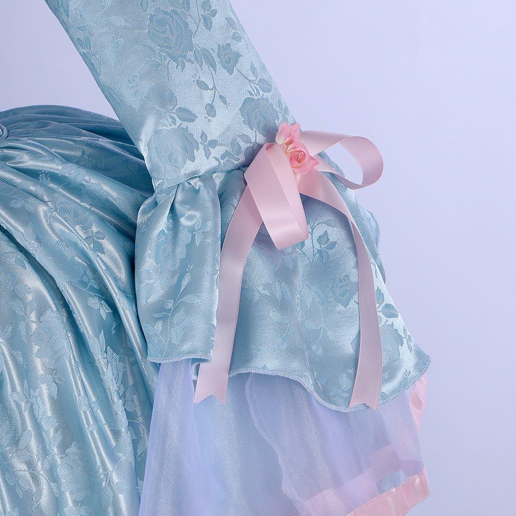 Женский костюм Марии Антуанетты для косплея | Синее колониальное рококо балльное платье для взрослых | Средневековое винтажное платье для косплея, Хэллоуина, вечеринки