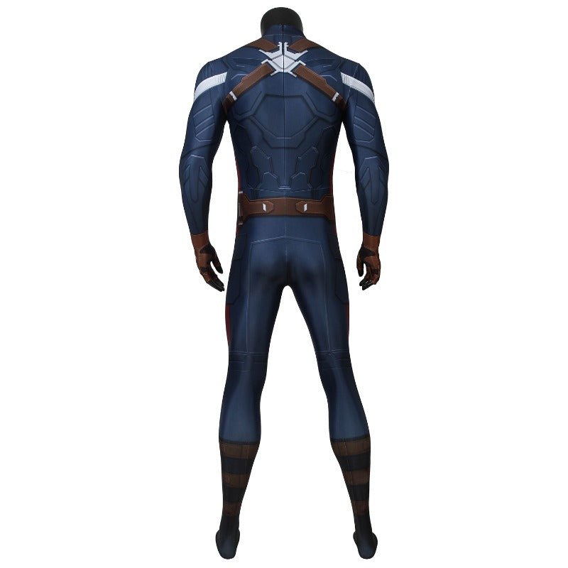 Костюм Капитана Америки Зимний Солдат с цифровой печатью для фанатов и косплей-мероприятий