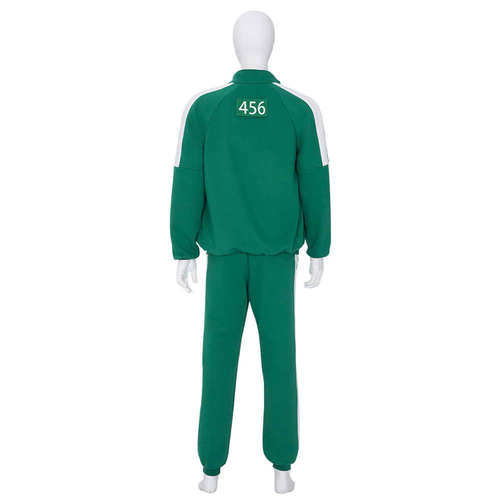 Костюм заключенного из 'Игры в кальмара' для косплея - аутентичный наряд из сериала