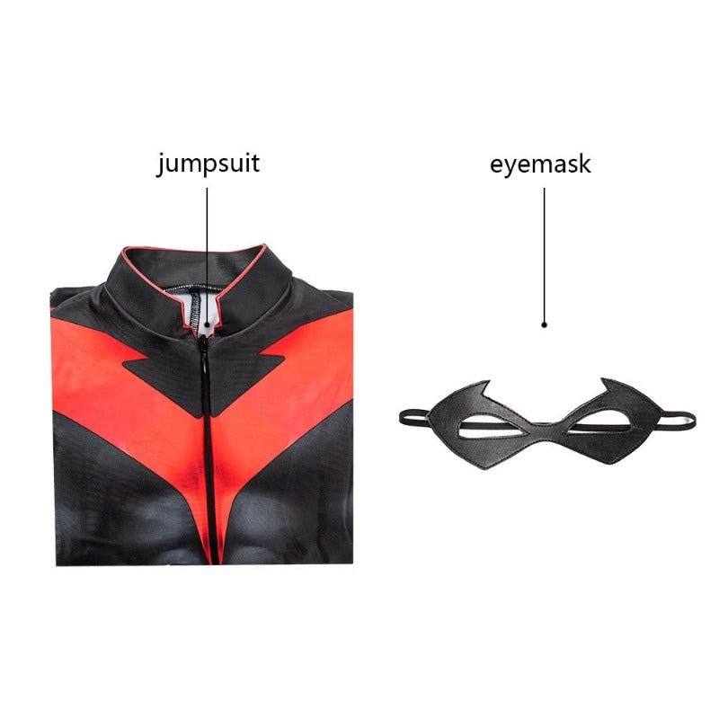 Детский 3D костюм Черного Чемпиона для косплея