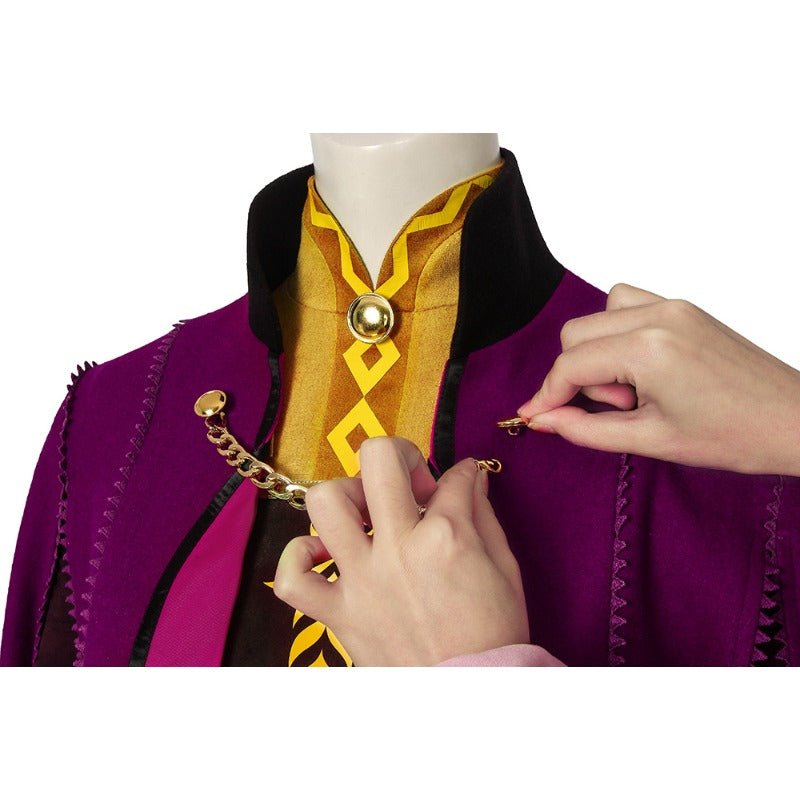 Эпический костюм Анны из Frozen II с обувью - Окунитесь в магию Аренделла