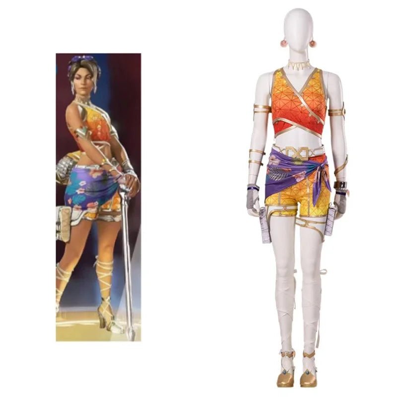 Костюм для косплея Loba Andrade из игры Apex Legends - Яркий купальник для женщин на лето и маскарад