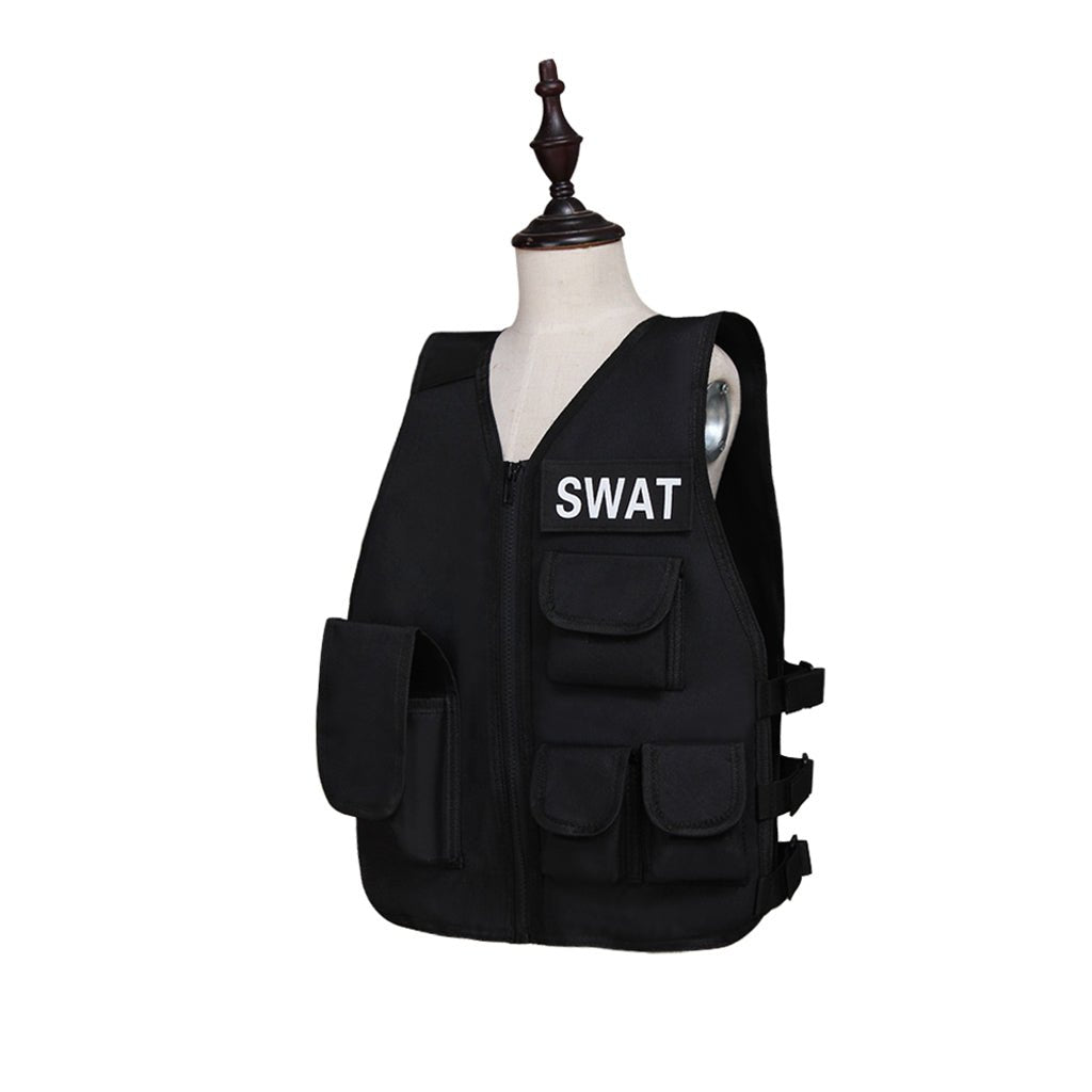 Военный жилет для детей, камуфляжный охотничий жилет, тактический костюм для косплея, снайперский жилет для военных игр