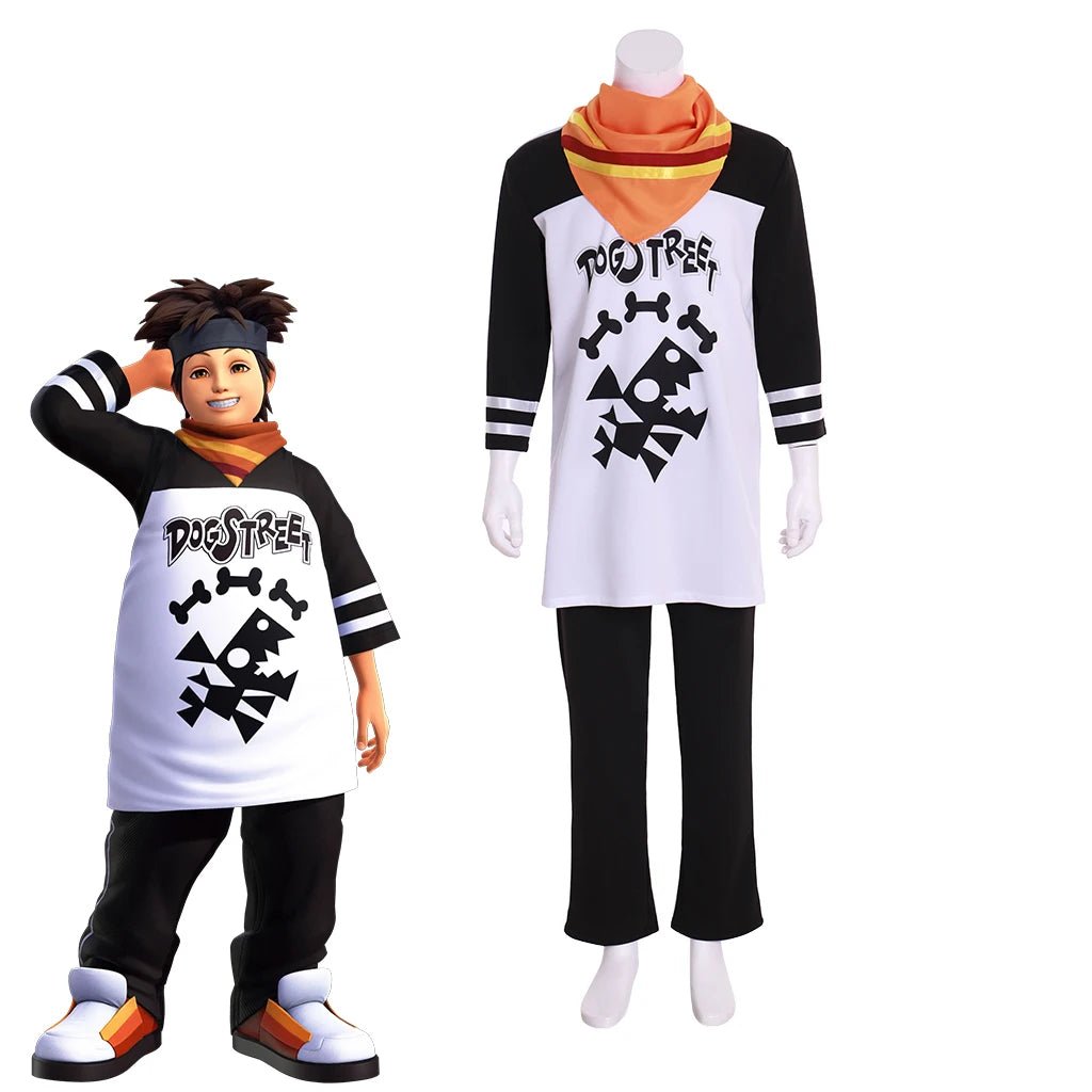 Костюм для косплея Game Pence для мужчин: модная верхняя часть, брюки с галстуком, Хэллоуин, карнавал, вечеринка, Comic Con, уличная одежда