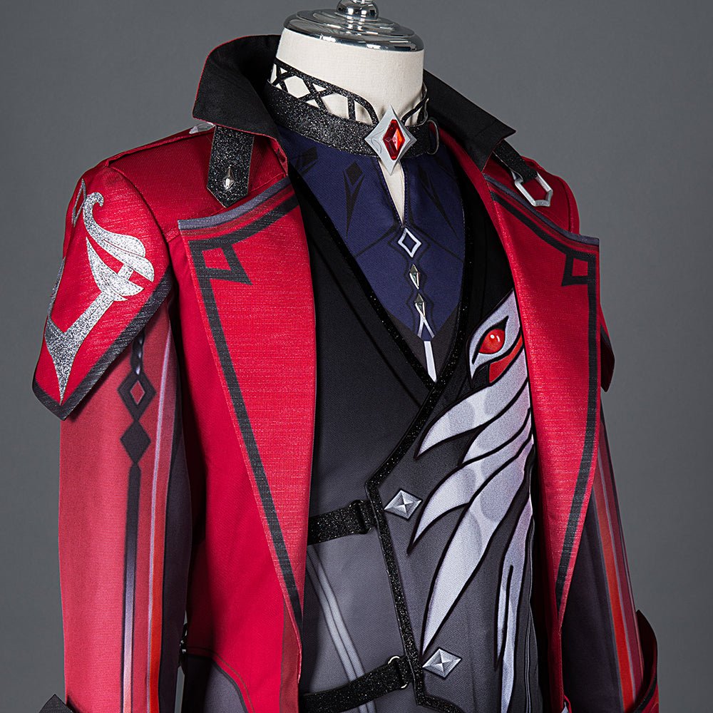 Погрузитесь в ночь с косплей костюмом Дилюка Багровый Вечер - Genshin Impact