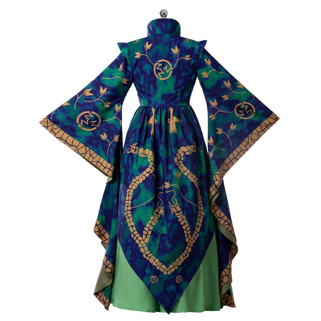 Женский костюм Виннифред Сандлерсон | Зеленое платье ведьмы для Хэллоуина