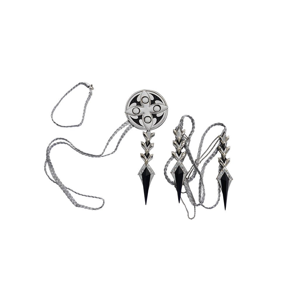 Genshin Impact Плащ Фатуи Костюм для косплея Перр Панталон Тарталья Арлекин Доктор Сандрон Коломбина Регретор