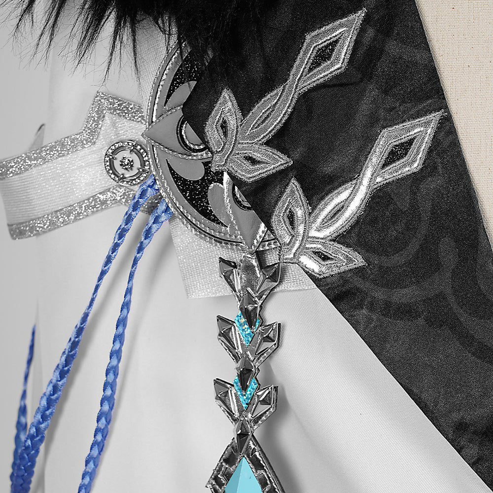 Genshin Impact Плащ Фатуи Костюм для косплея Перр Панталон Тарталья Арлекин Доктор Сандрон Коломбина Регретор