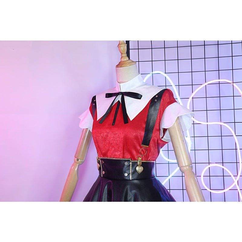 Костюм для косплея Needy Girl Overdose - Abyss KAngel, черный набор с юбкой из искусственной кожи