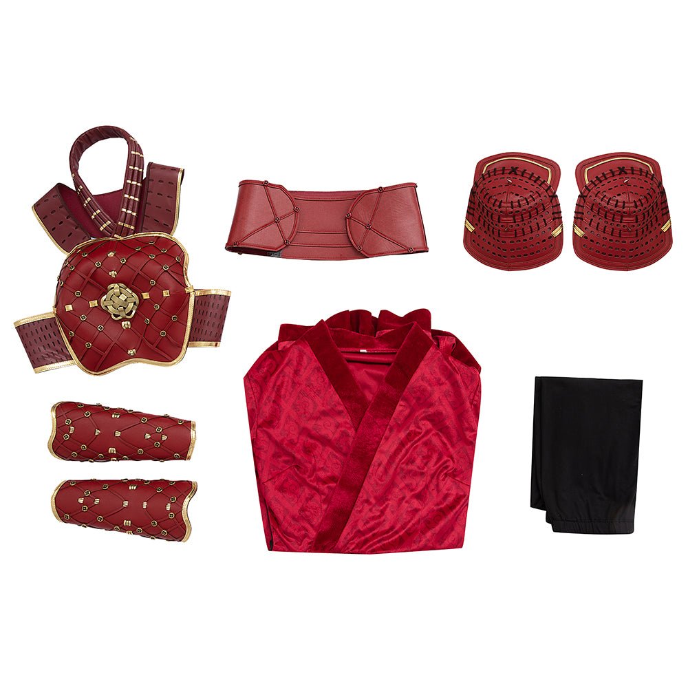 Костюм Хелы: Красный боевой костюм из 2 сезона 'Что если' – без ботинок, косплей на Хэллоуин