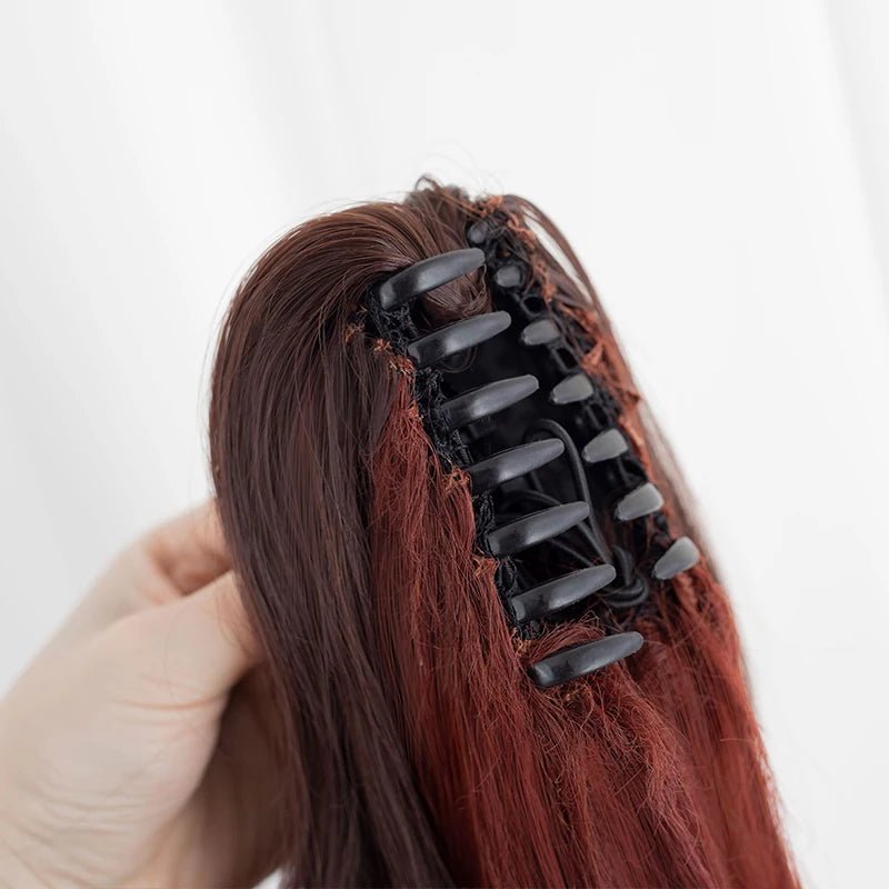 Костюмный парик Honkai Star Rail Tingyun 50см смешанный цвет с ушами термостойкие парики синтетические волосы