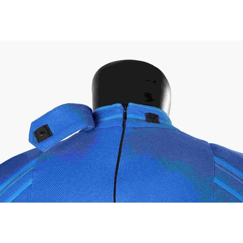 Косплей костюм супергероя Кларк Кент - Синий зентай комбинезон с красной накидкой