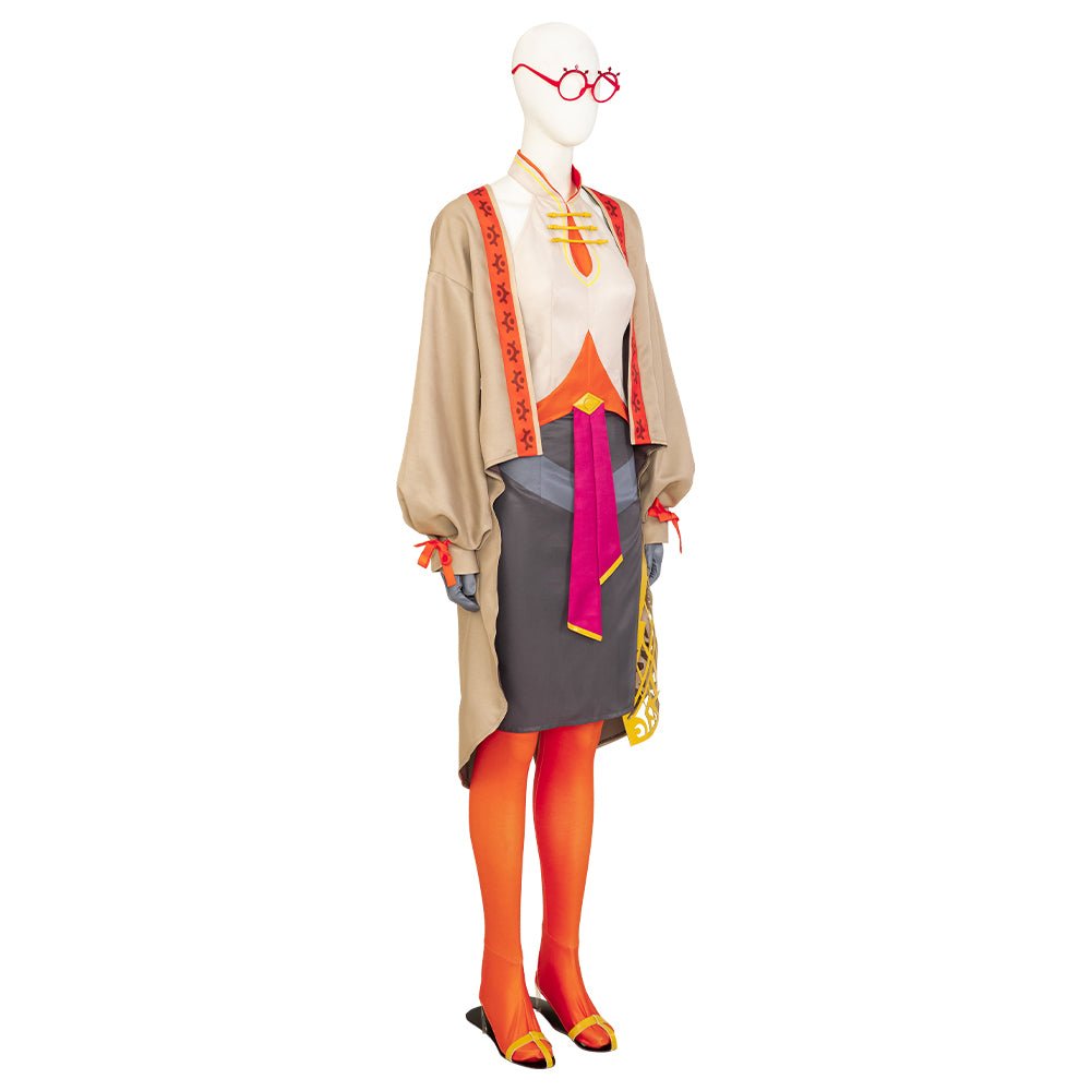 Костюм Purah Game косплей - Наряд принцессы с плащом, верхом, юбкой и аксессуарами