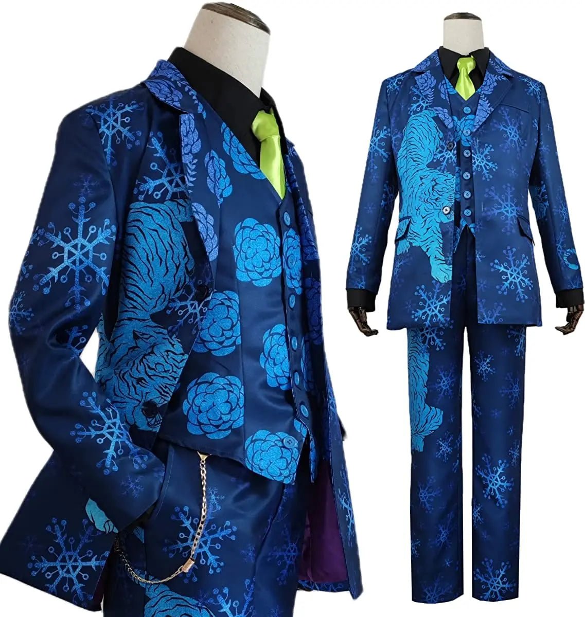 Костюм для косплея Чифую Мацуно из Токийских мстителей: Синий тигр и снег, 7 предметов для Хэллоуина и Рождества