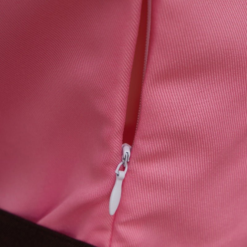 Костюм для косплея Бульмы из Dragon Ball - розовое платье с аксессуарами