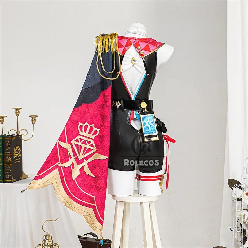 Костюм для косплея Topaz & Numby из Honkai Star Rail - женский комбинезон с плащом