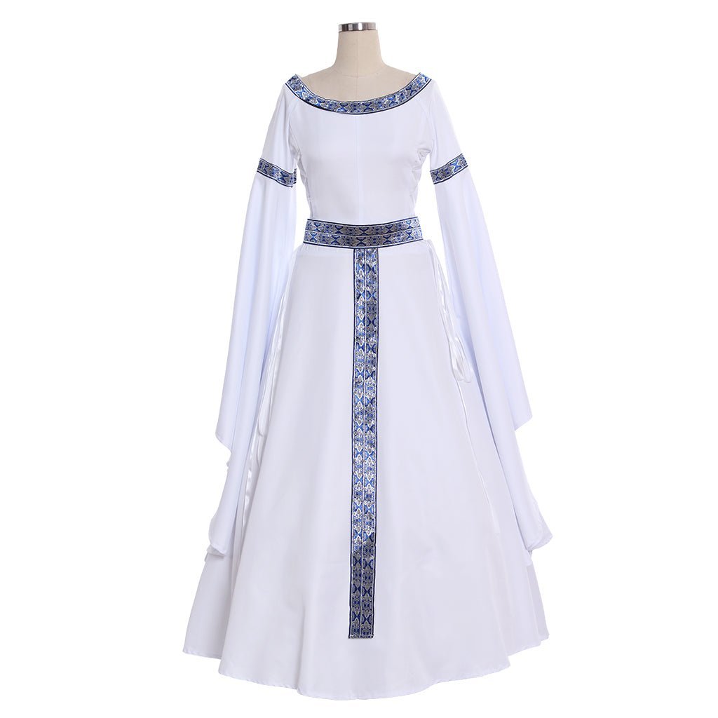 Средневековое королевское платье для королевы принцессы Регентского Тюдоровского чая бала