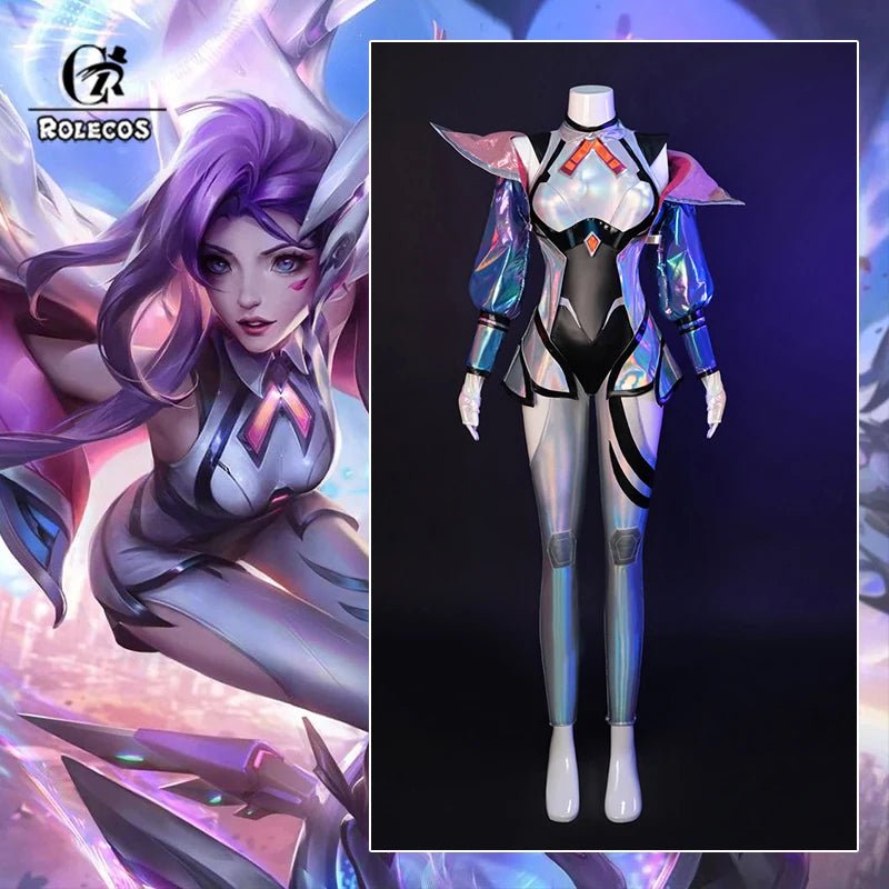 Костюм для косплея LOL Битва Голубь Серафина из игры LOL Anima Squad, новый образ на Хэллоуин