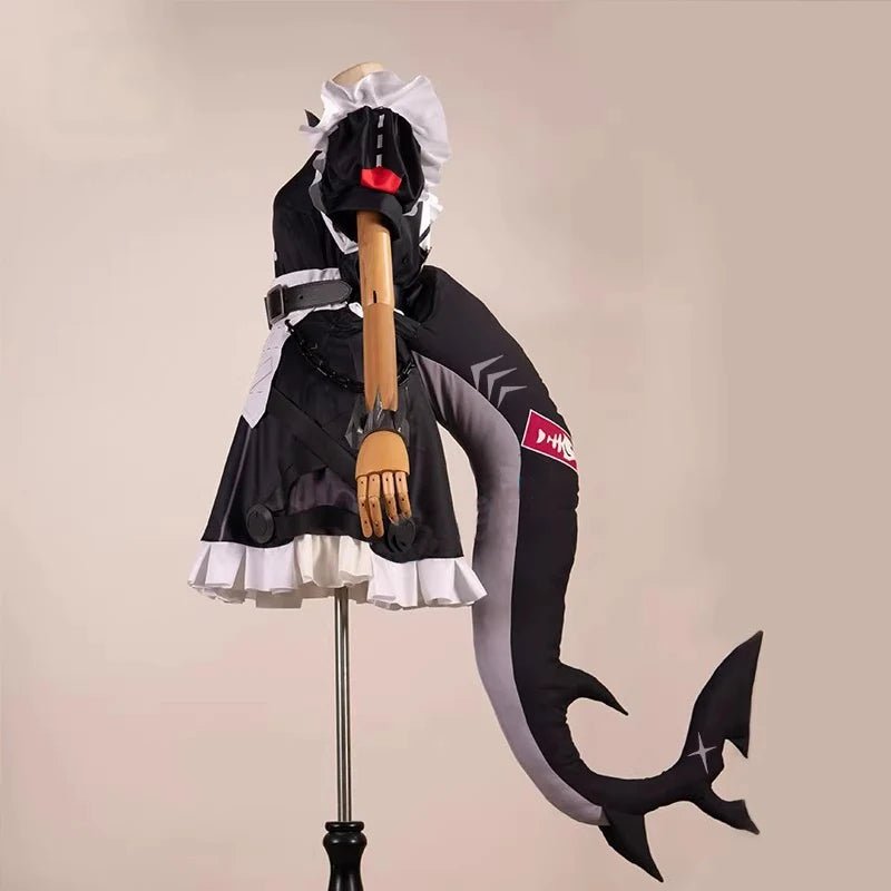 Костюм Эллен Джо из игры Zenless Zone Zero в стиле Викторианской горничной для косплея и Хэллоуина