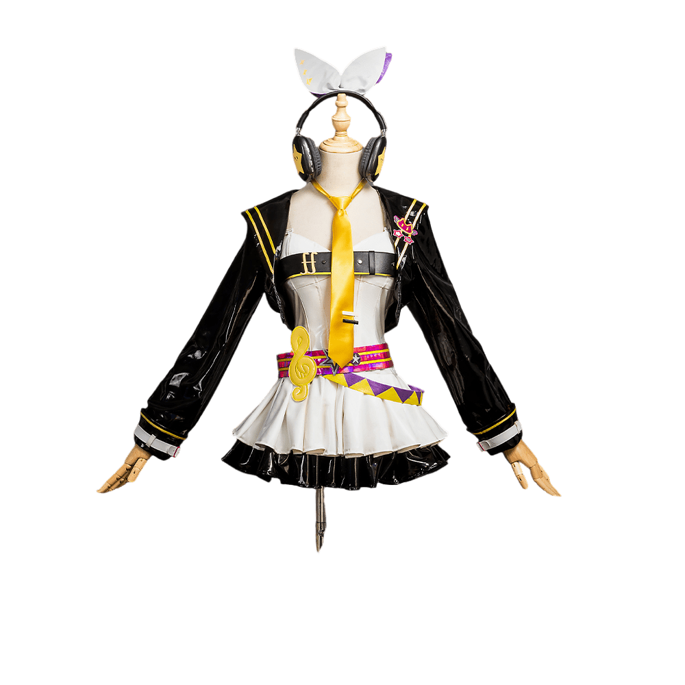 Костюмы для косплея Len и Rin из Muse Dash | Сценические наряды Project Mirai Sekai | Полный набор на Хэллоуин