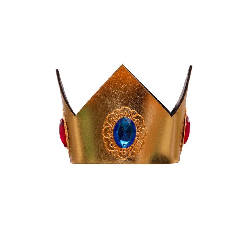 Костюм Принцессы Розалины - Длинное синее платье с короной для женщин и подростков