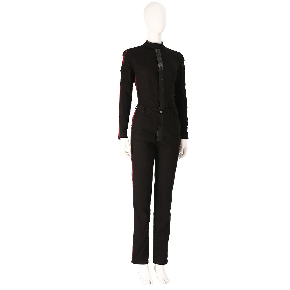 Костюм Иден Версио из Star Wars Battlefront II, черный костюм для Хэллоуина для женщин