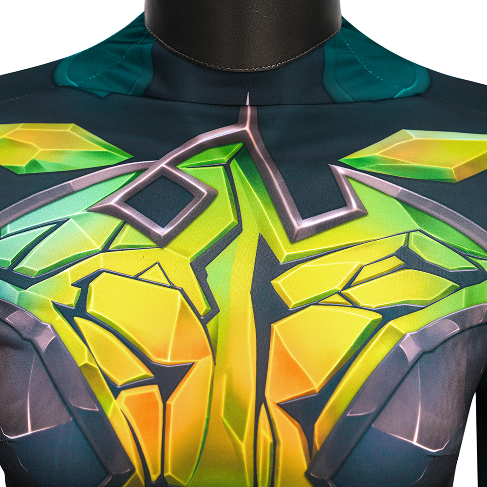 Костюм Джин Грей из Marvel Rivals: Феникс - комбинезон с капюшоном и наплечниками