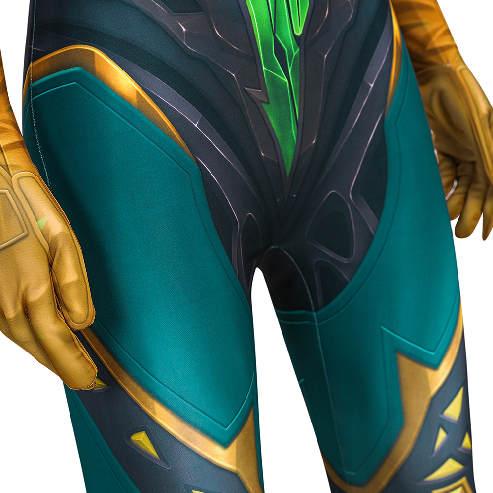 Костюм Джин Грей из Marvel Rivals: Феникс - комбинезон с капюшоном и наплечниками