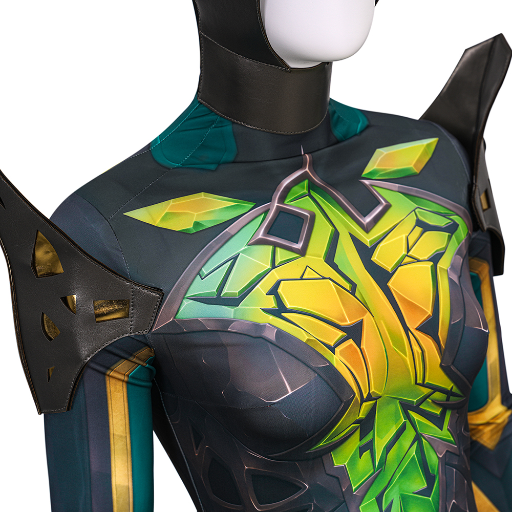 Костюм Джин Грей из Marvel Rivals: Феникс - комбинезон с капюшоном и наплечниками