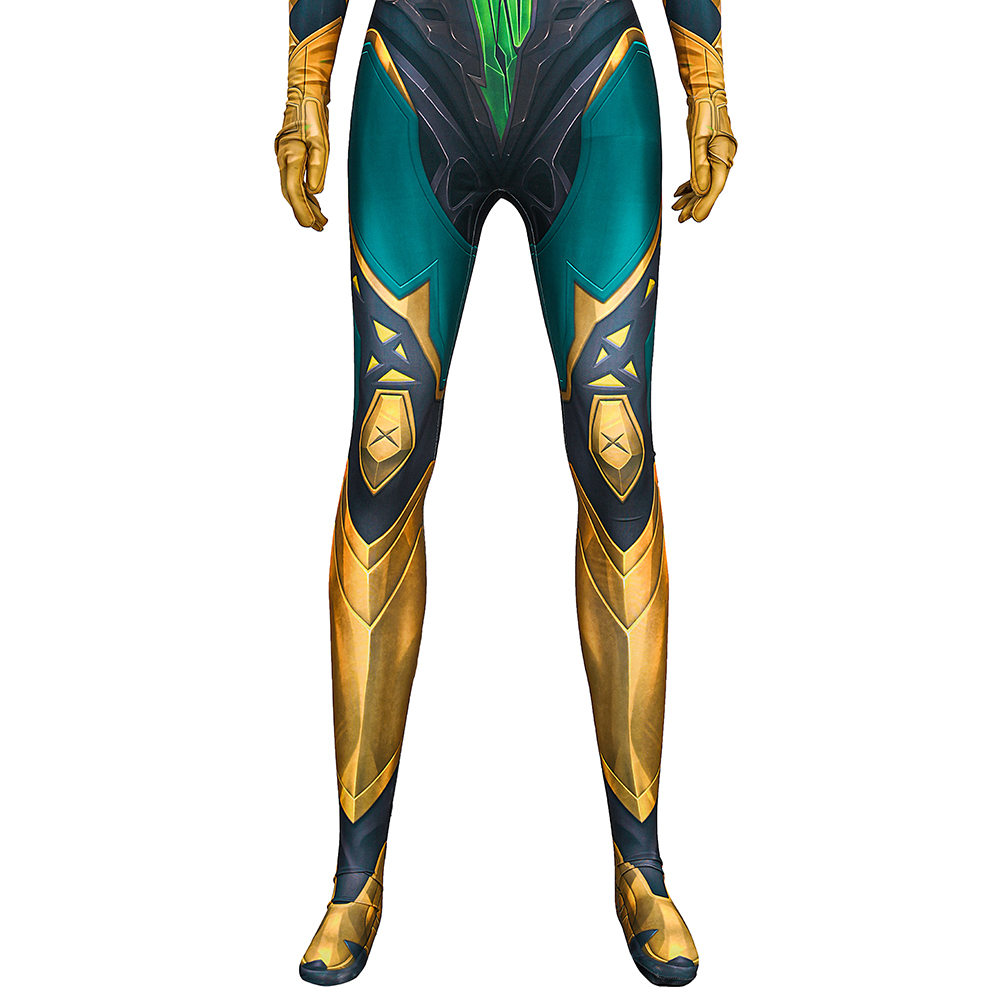 Костюм Джин Грей из Marvel Rivals: Феникс - комбинезон с капюшоном и наплечниками