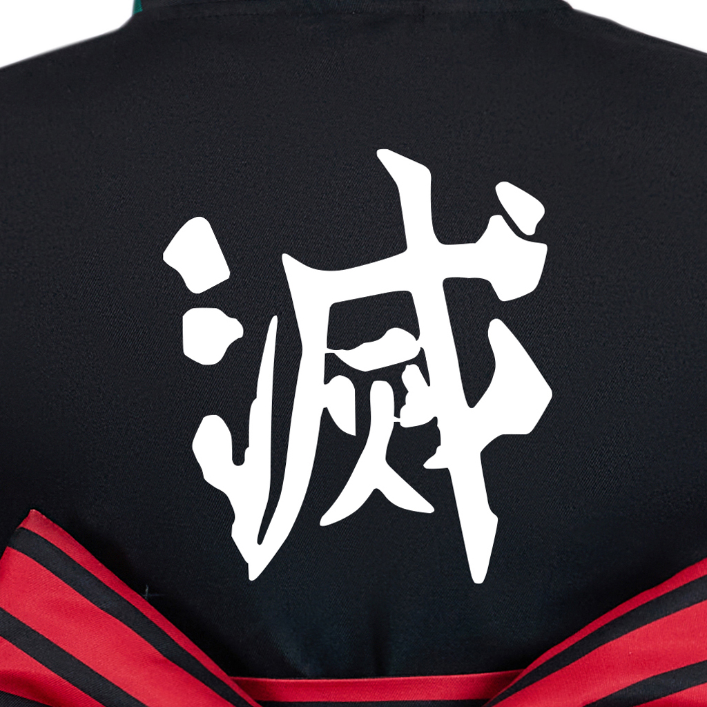 Нежное кимоно-платье в клетку Тандзиро | Клинок, рассекающий демонов