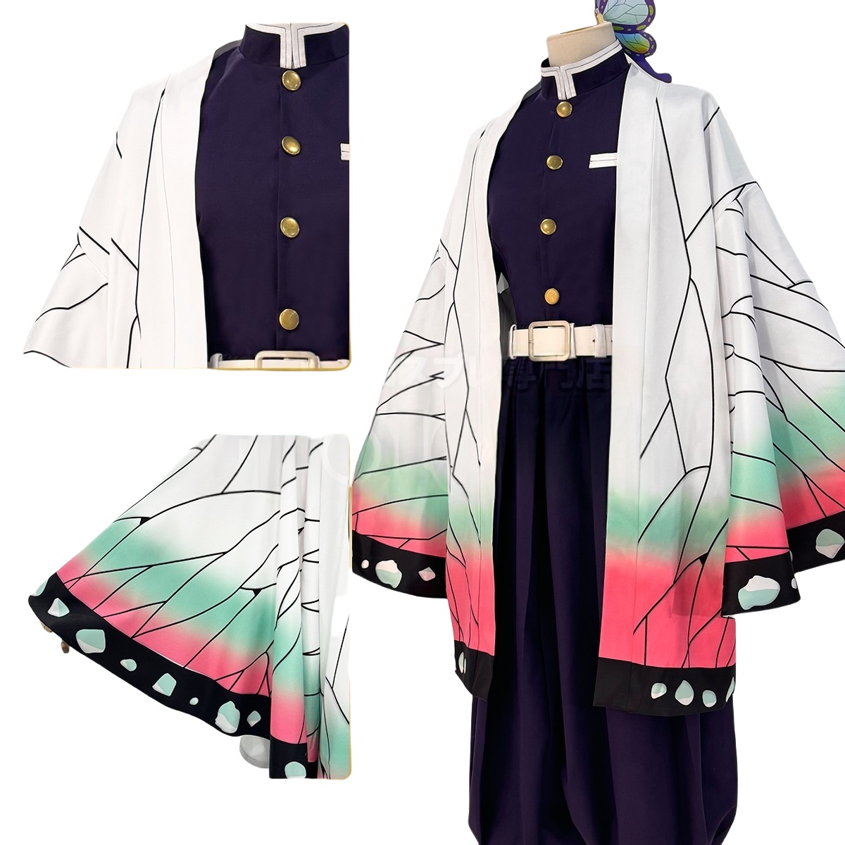 Косплей-костюм Шинобу Кочо с вышивкой | Дыхание цветов из 