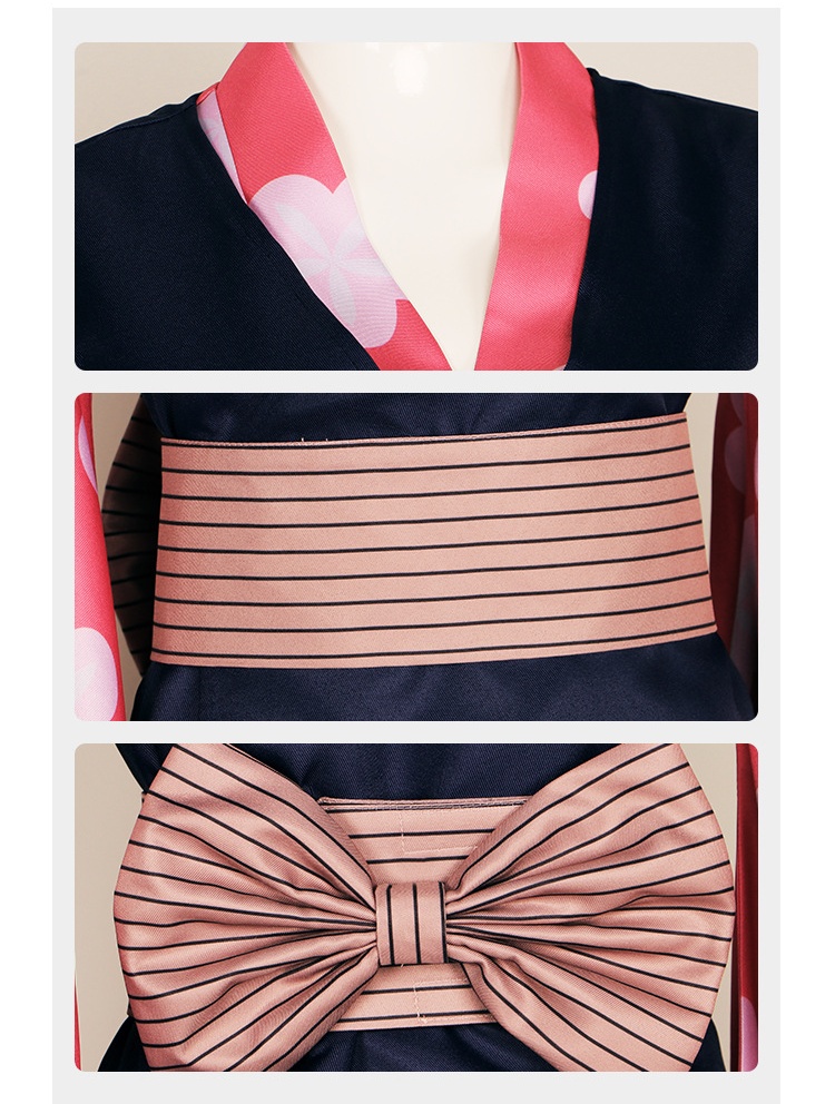 Парный косплей-костюм Макото и Усаги в коротких кимоно из 