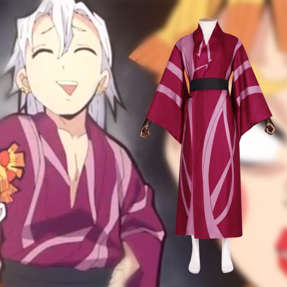 Косплей-костюм Тэнгэна Удзуи (Столп Звука) в кимоно для Хэллоуина