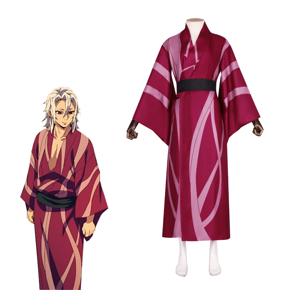 Косплей-костюм Тэнгэна Удзуи (Столп Звука) в кимоно для Хэллоуина