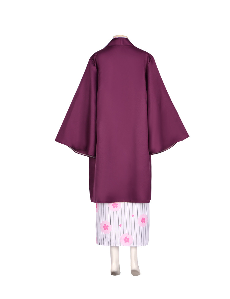 Парный косплей-костюм Танджиро и Мицури в юката из арки «Деревня кузнецов» (3 сезон)