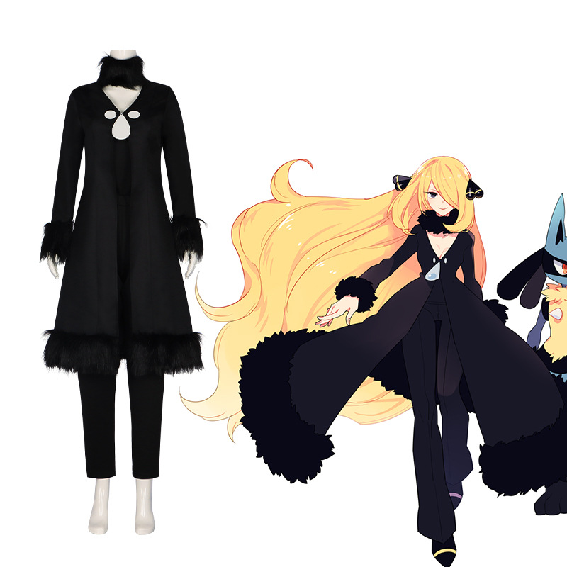 Элегантный косплей-костюм Синтии из Pokémon: Алмаз, Жемчуг и специальные выпуски